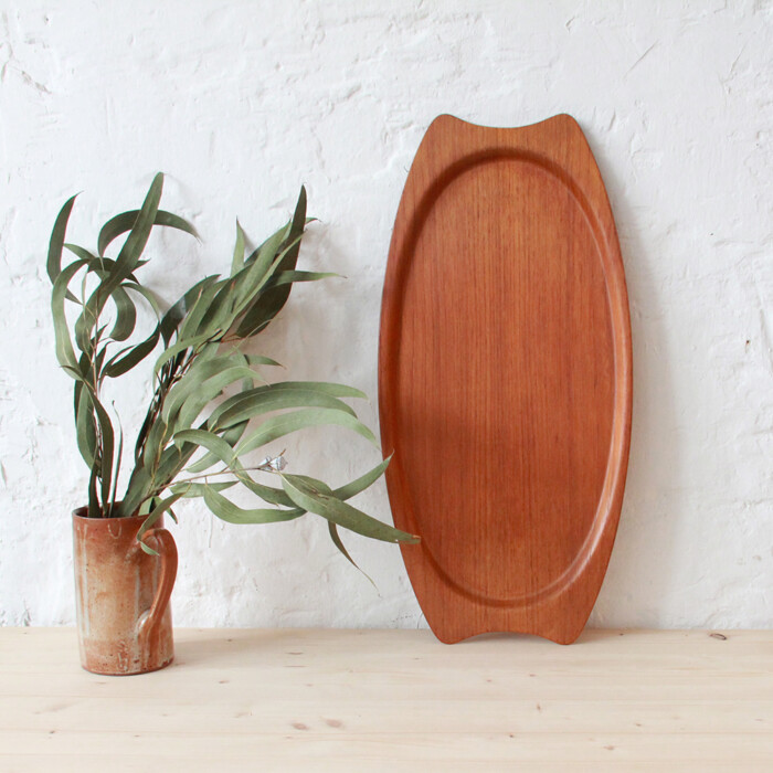 Plateau bois vintage - Teck