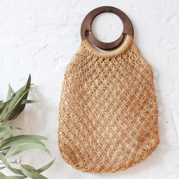 Sac vintage - Ficelle - I043 – Image 4