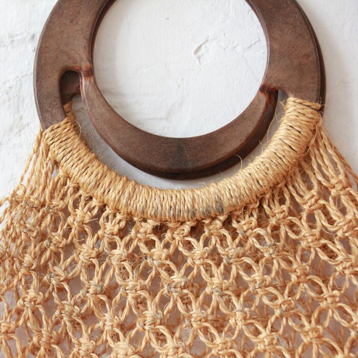Sac vintage - Ficelle - I043 – Image 2