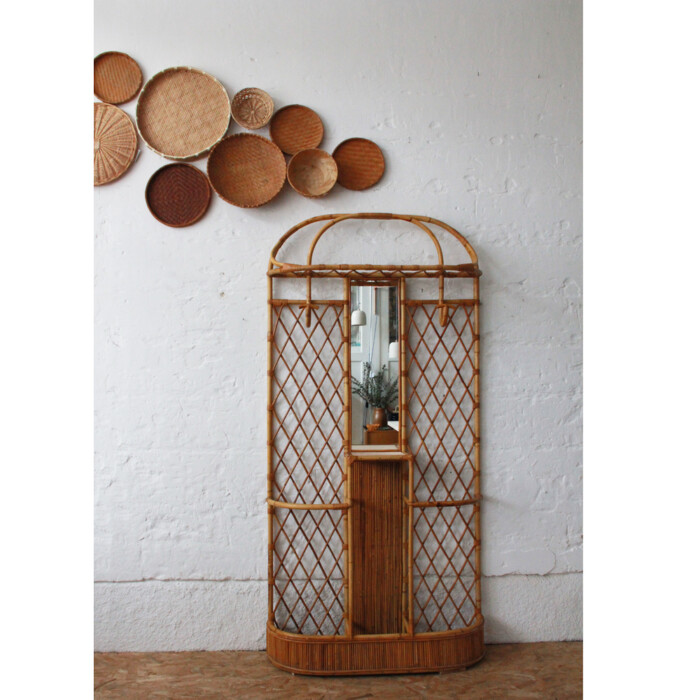 Vestiaire rotin vintage - I204 – Image 3