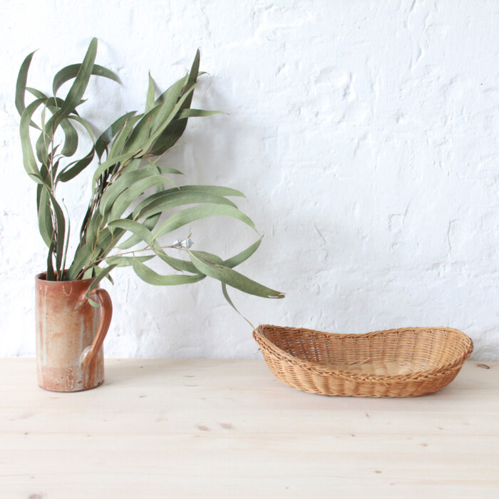 Corbeille vintage - Rotin – Image 3