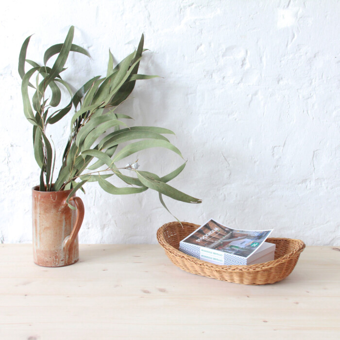 Corbeille vintage - Rotin