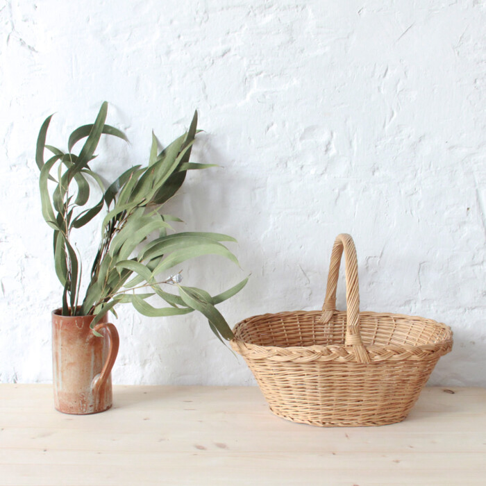Panier vintage - Osier - I032