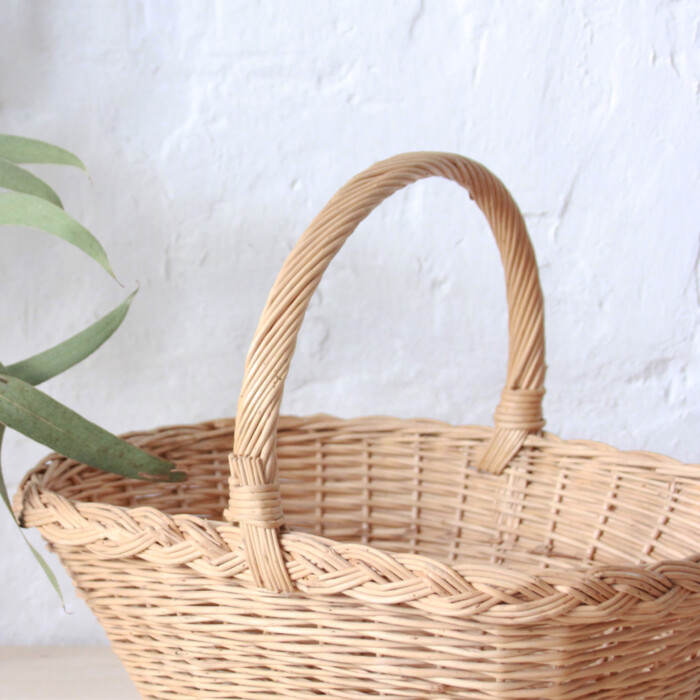 Panier vintage - Osier - I032 – Image 2