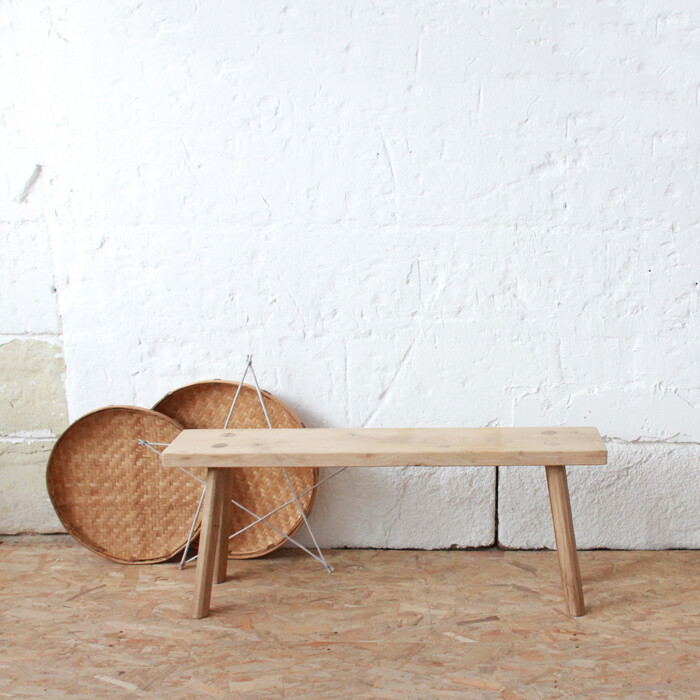 Banc bois wabi-sabi - Chêne -I091