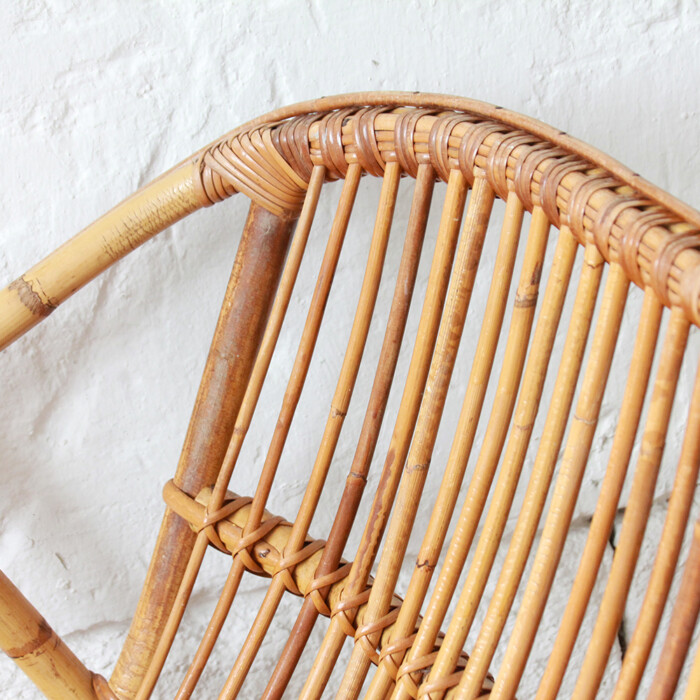 Banquette rotin vintage - I360 – Image 2