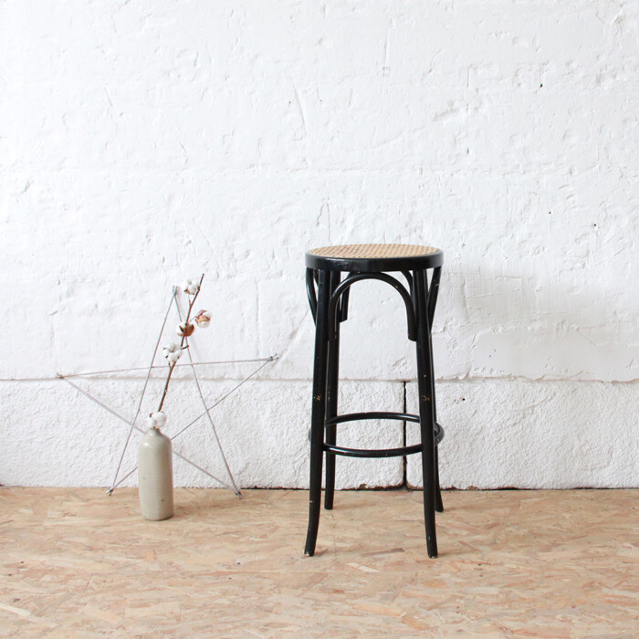 Tabouret vintage - type Thonet - I367