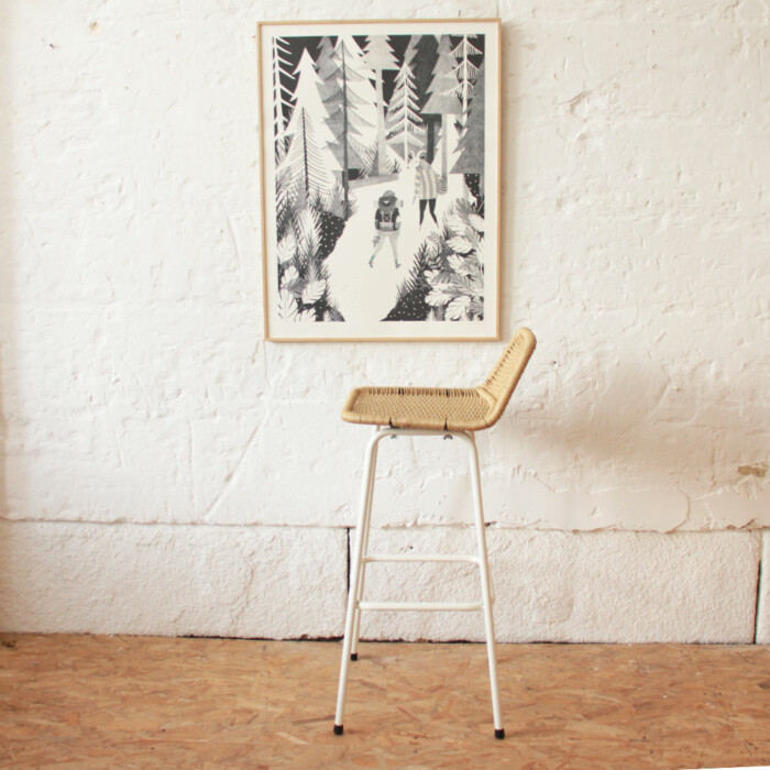 Tabouret haut vintage – Image 5