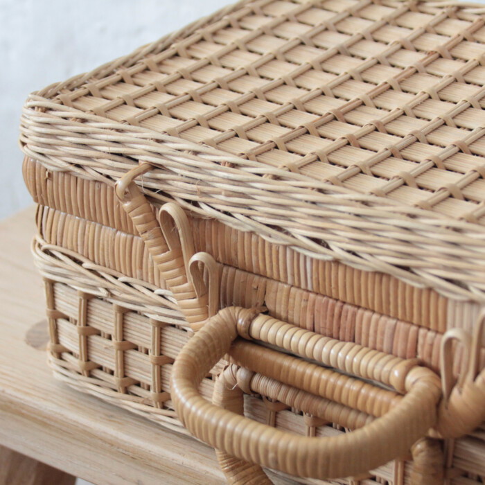 Valise tressée vintage - I566 – Image 2