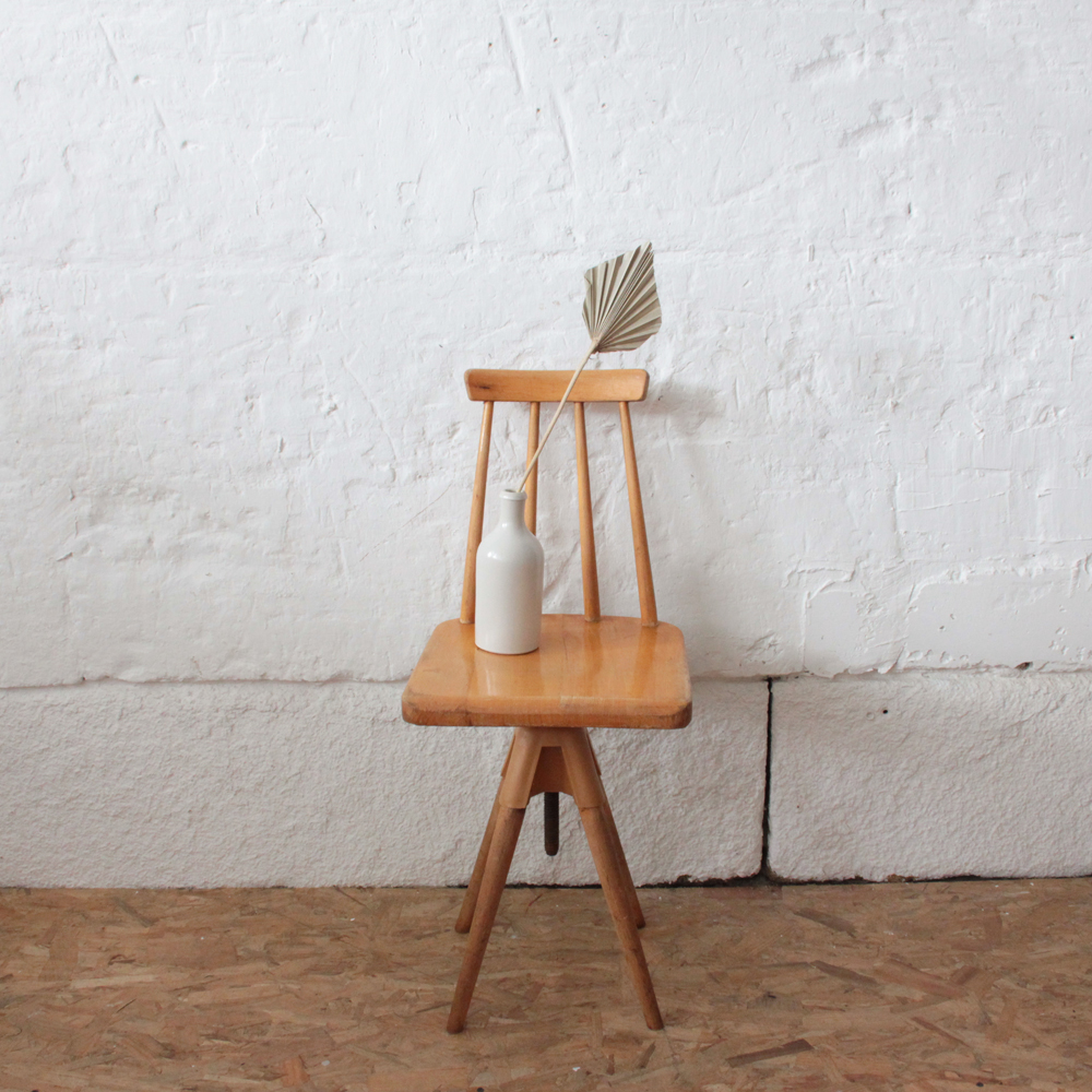 Tabouret piano vintage tchèque