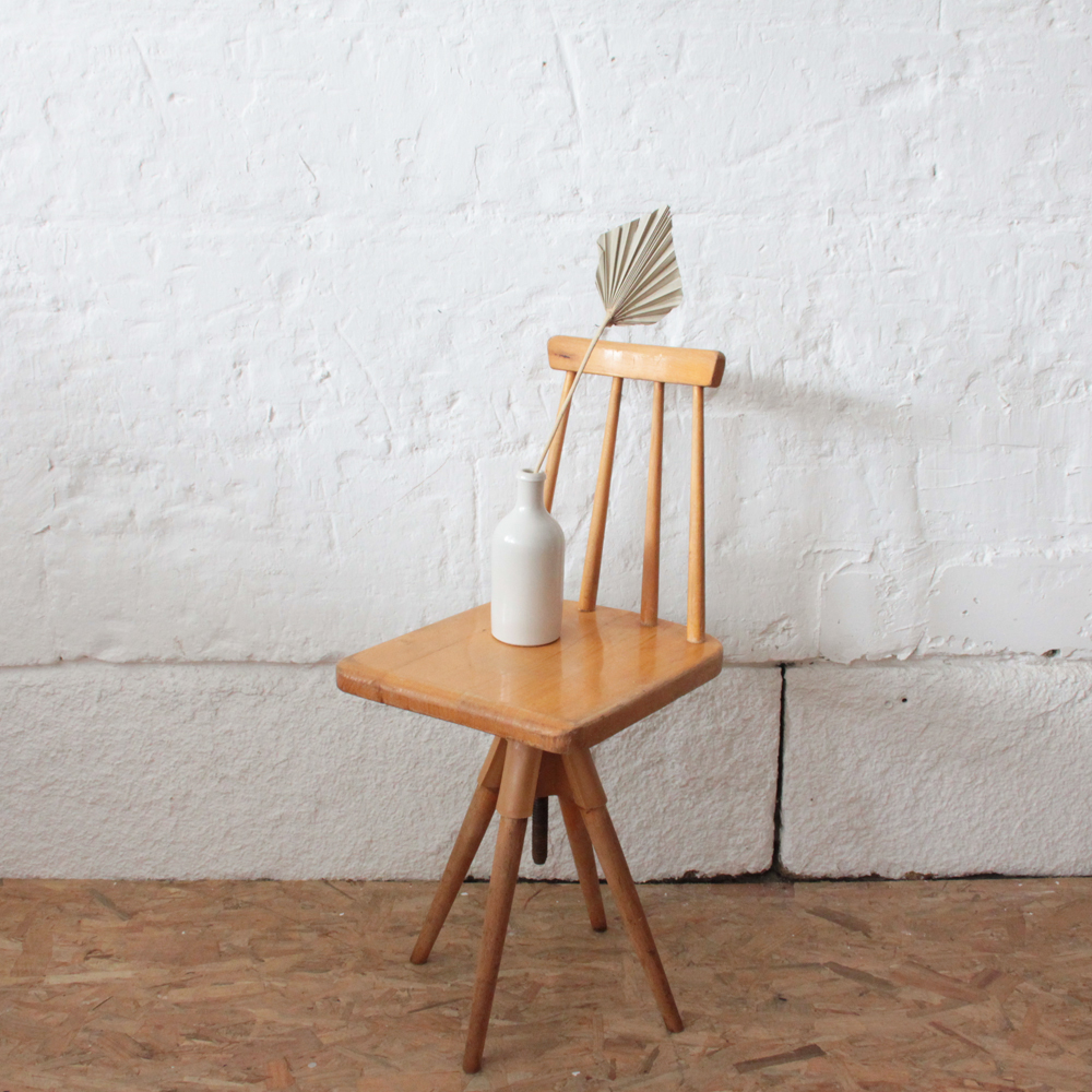 Tabouret piano vintage tchèque