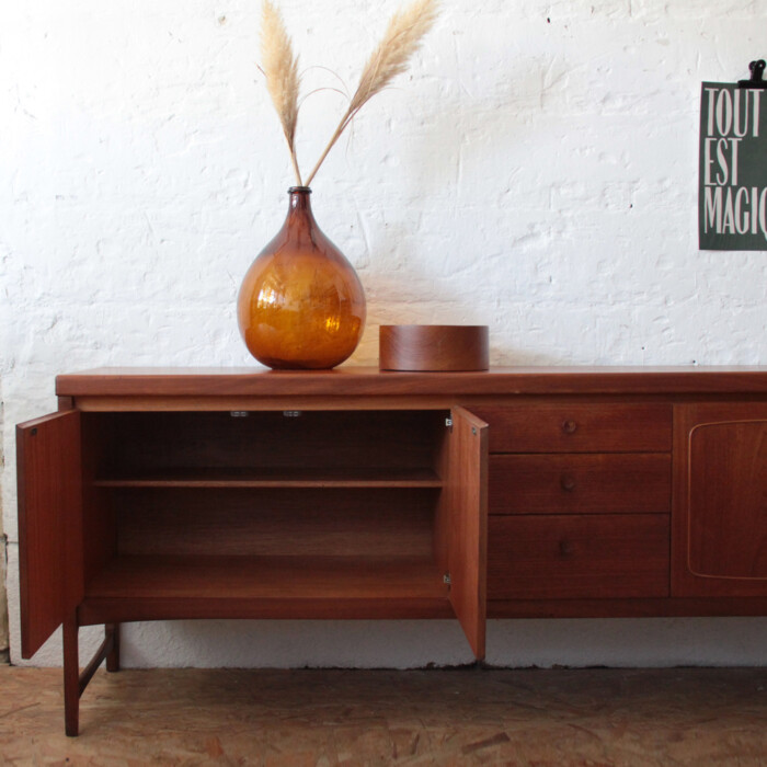 Enfilade teck vintage Nathan - I478 – Image 9