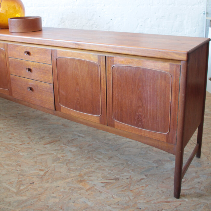 Enfilade teck vintage Nathan - I478 – Image 14