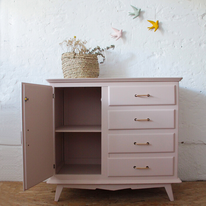 Commode vintage - bois - E513 – Image 2