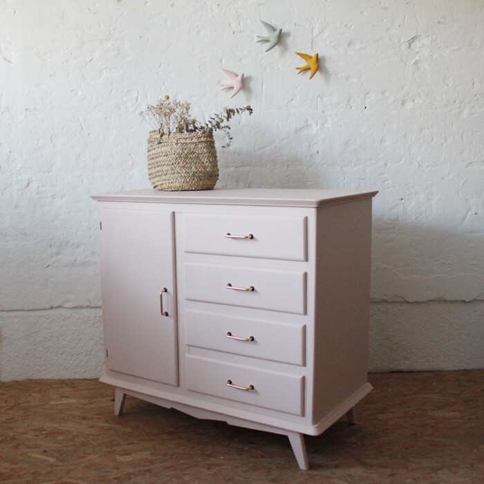 Commode vintage - bois - E513 – Image 4