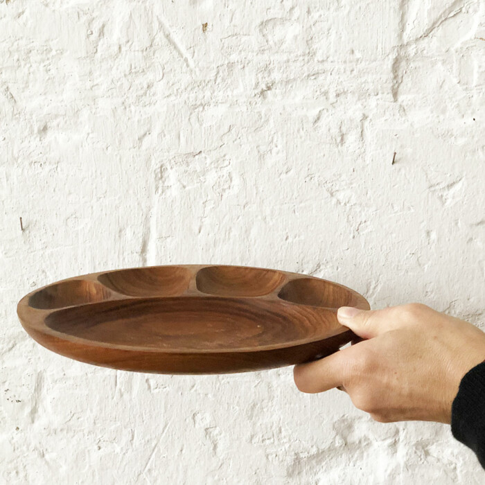 Assiette teck vintage - I524 – Image 2