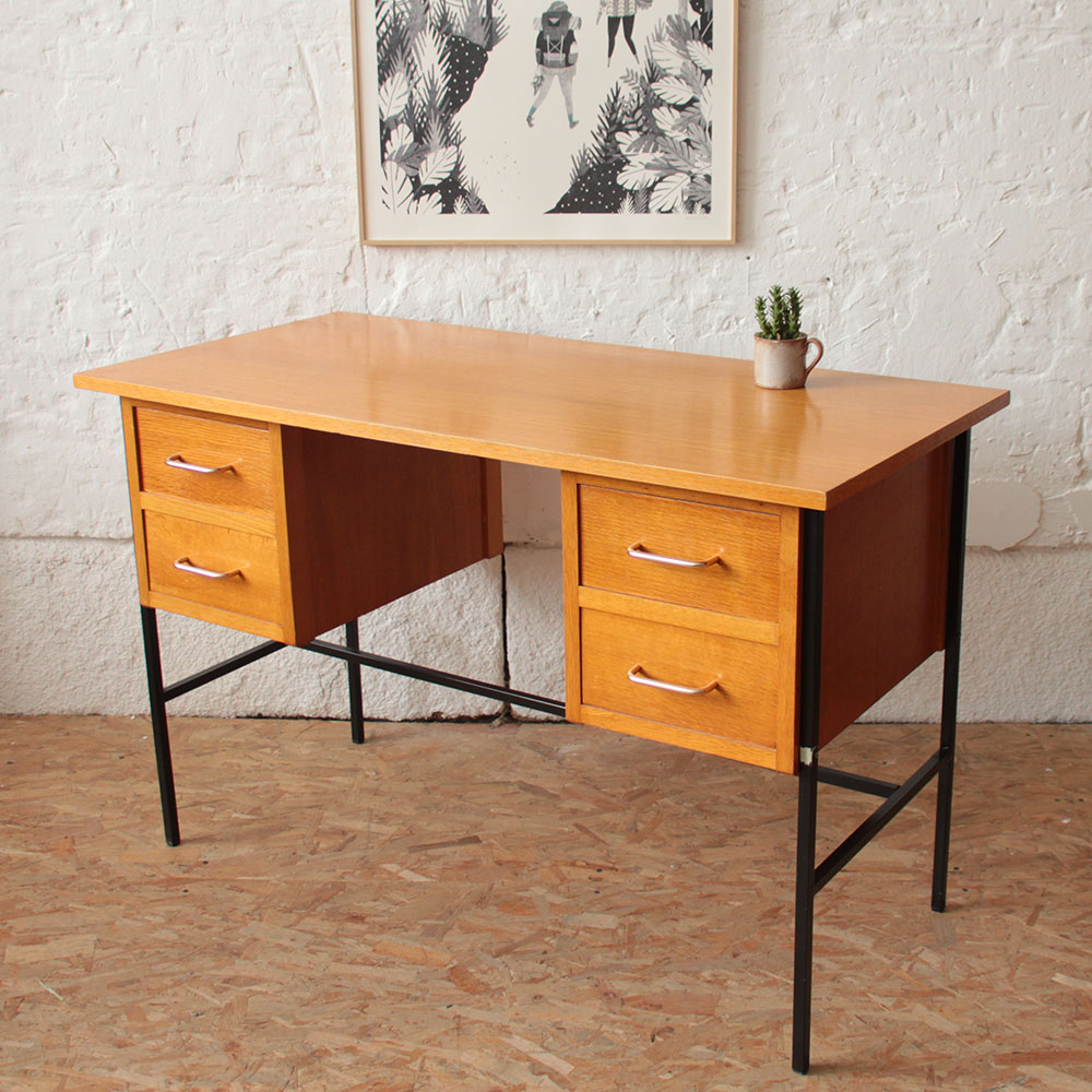 Bureau vintage moderniste ancien