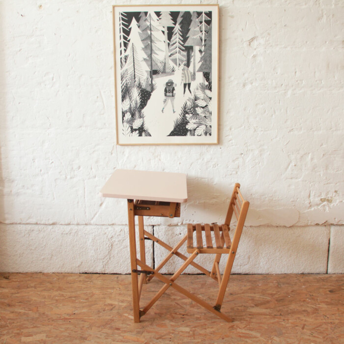 Bureau vintage enfant - pliant