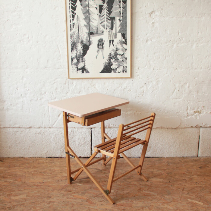 Bureau vintage enfant - pliant – Image 4