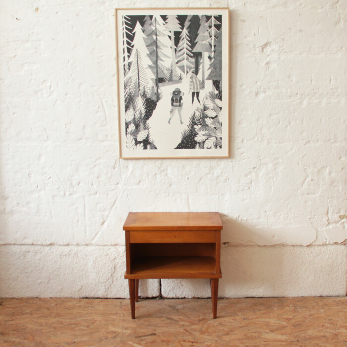 Chevet vintage - Chêne - J057