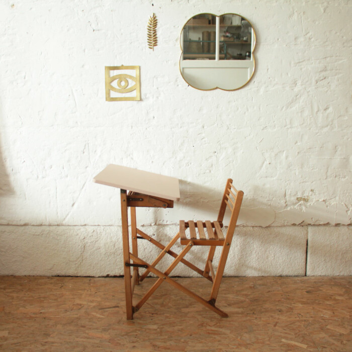 Bureau vintage enfant - pliant - E722