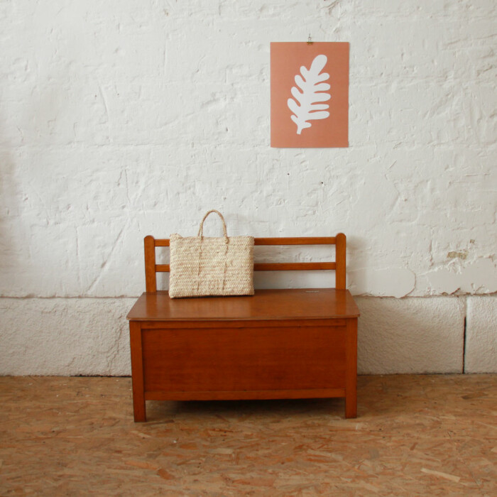 Banc coffre vintage - J259