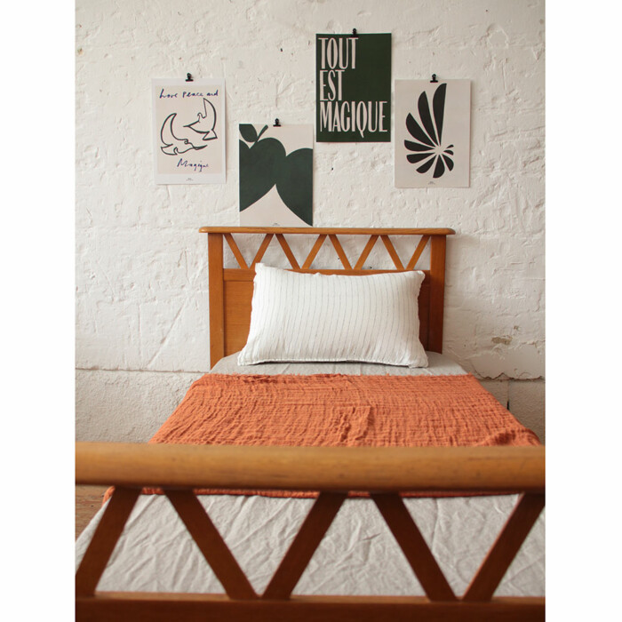 Lit bois vintage - J061 – Image 2