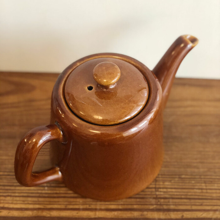 Théière céramique "bistrot" vintage - K232 – Image 2
