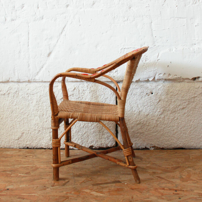 Fauteuil rotin vintage - Enfant – Image 4
