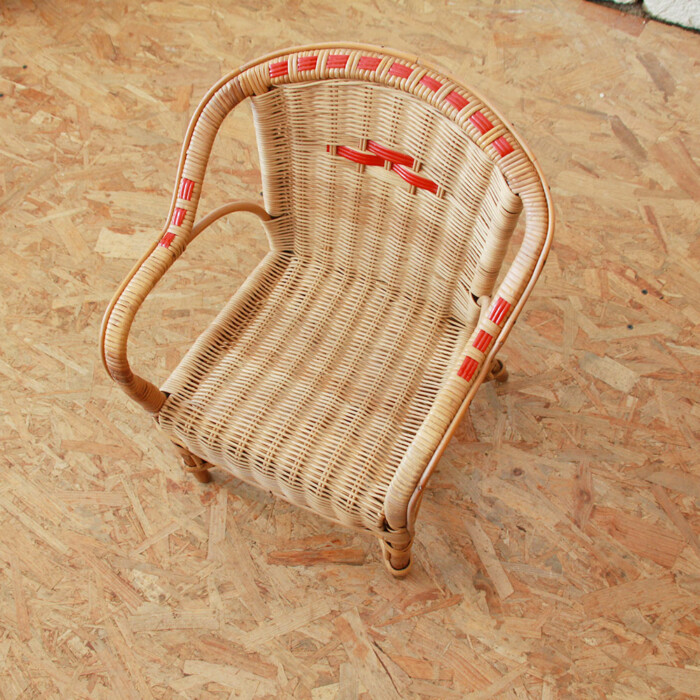 Fauteuil rotin vintage - Enfant – Image 5