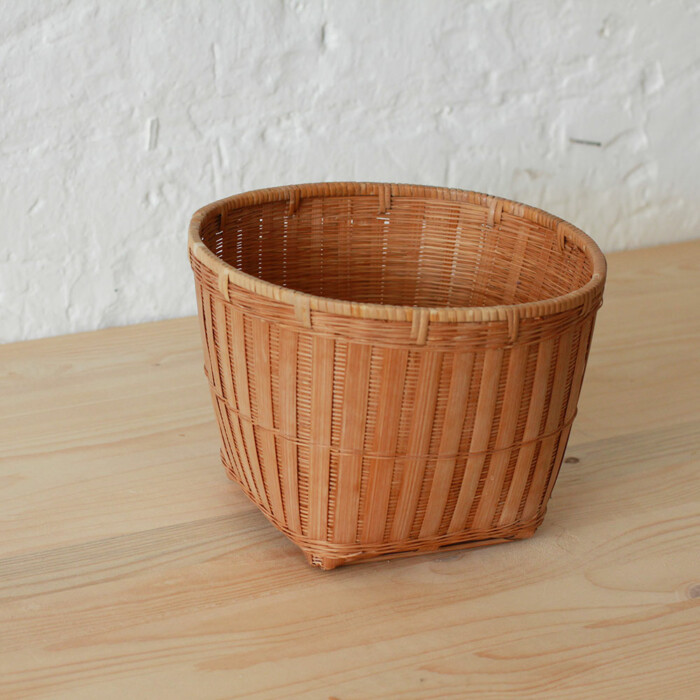 Cache pot fibres naturelles vintage – Image 3