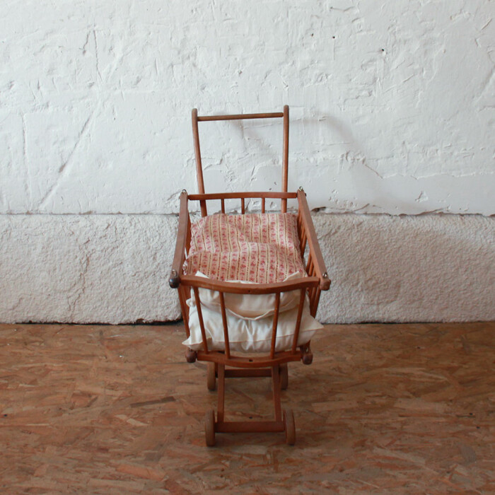 Landau bois vintage - J352 – Image 4