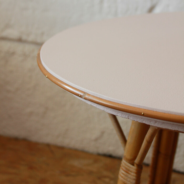 Table basse rotin vintage – Image 2