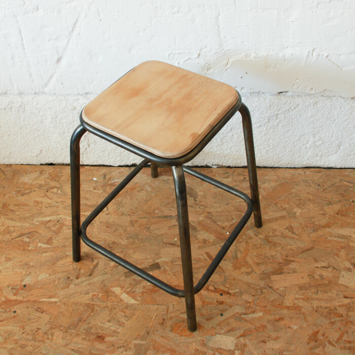 Tabouret d'atelier vintage - D255 – Image 4