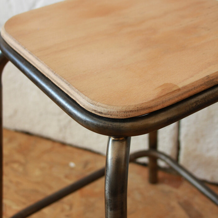 Tabouret d'atelier vintage - D255 – Image 5