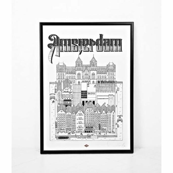Affiche Amsterdam - Docteur Paper - S