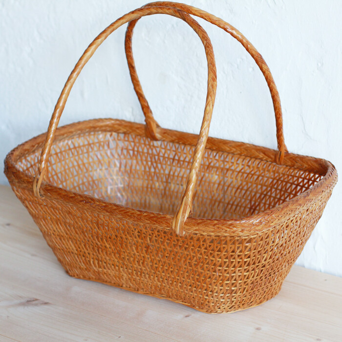 Panier tressé vintage – Image 2