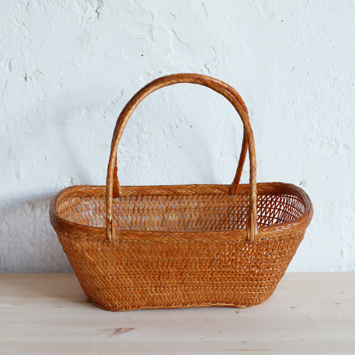 Panier tressé vintage