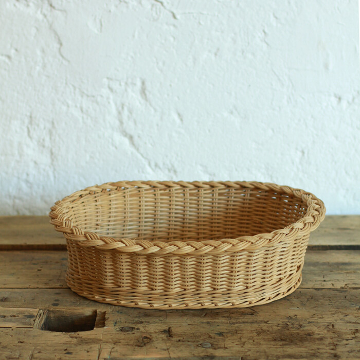Corbeille rotin vintage