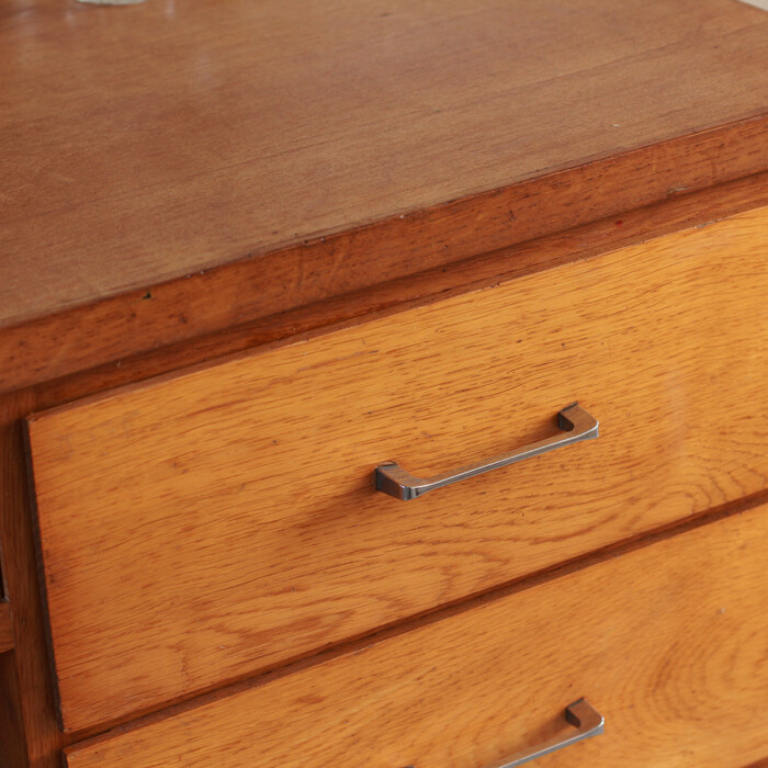 Bureau chêne vintage – Image 7