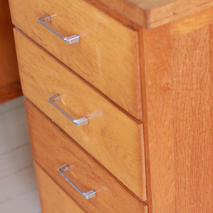 Bureau chêne vintage – Image 9