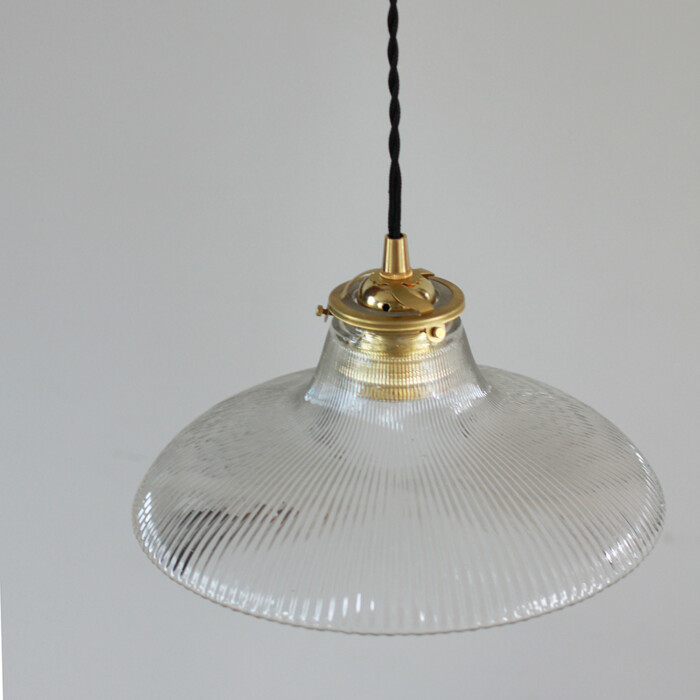 Suspension Verre pressé Holophane – Image 3
