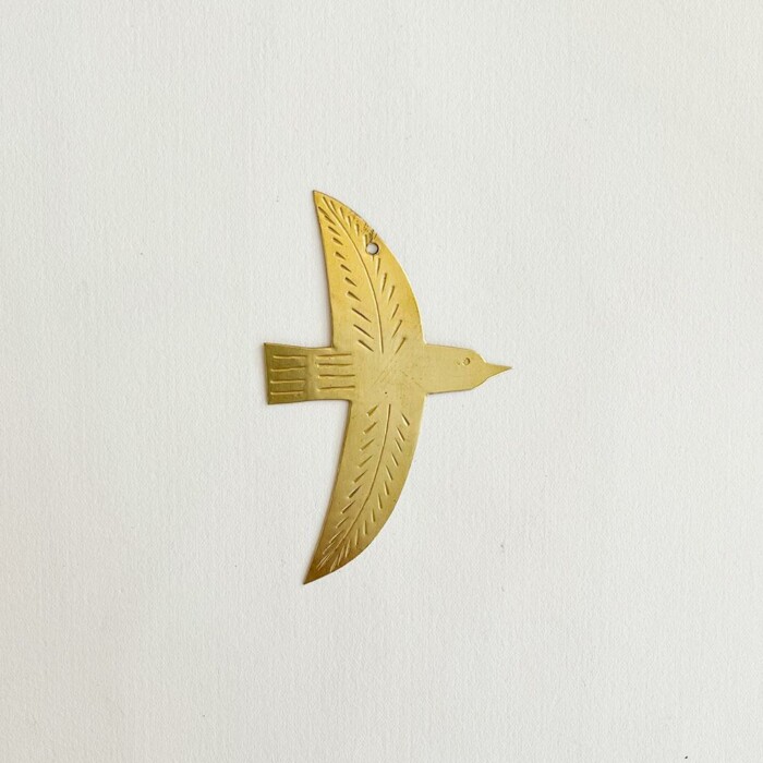 Oiseau en laiton