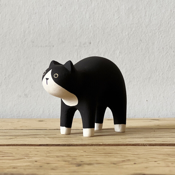Figurine Japonaise bois - Chat Hachiware