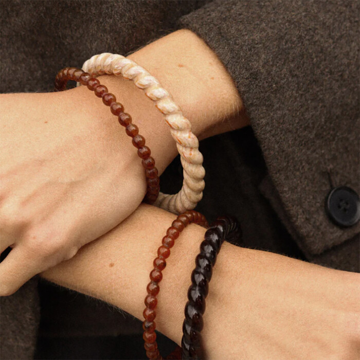 Bracelet torsadé Miel – Image 3