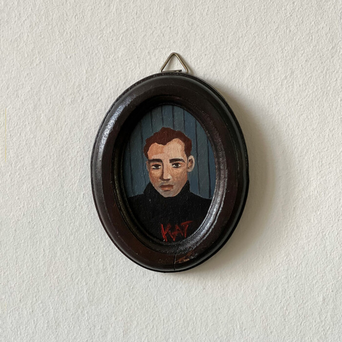 Peinture Homme au col roulé
