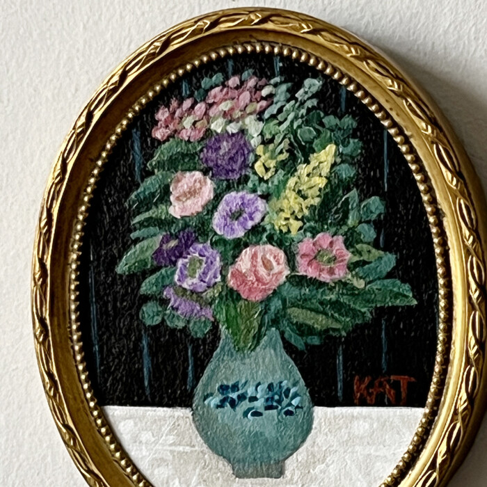 Peinture Le vase bleu – Image 5