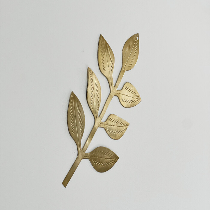 Feuille pleine eucalyptus fil de laiton – Image 2