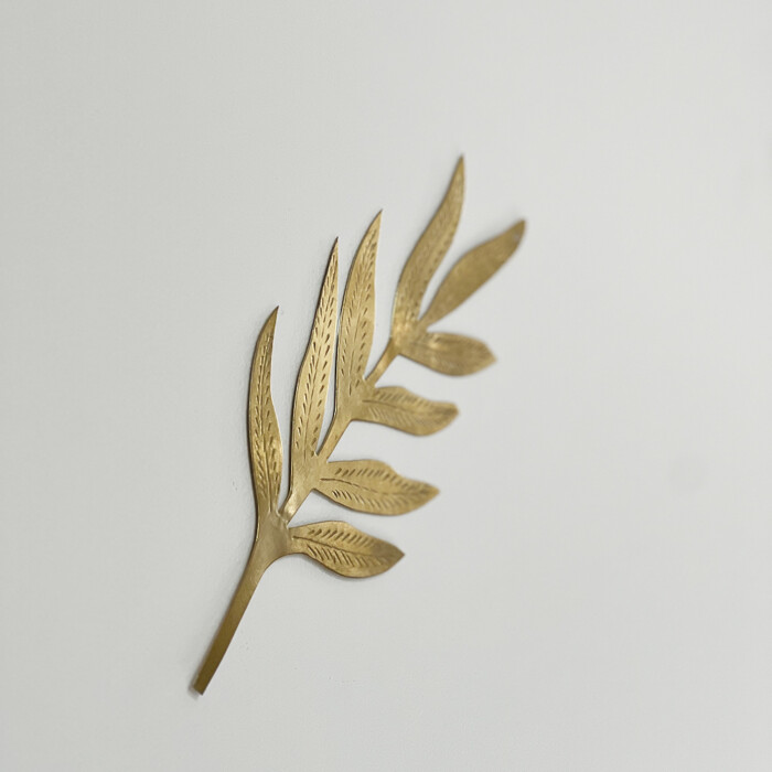 Feuille fougère en laiton – Image 3
