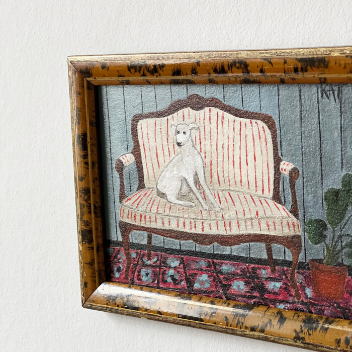 Peinture Le Chien Blanc – Image 4